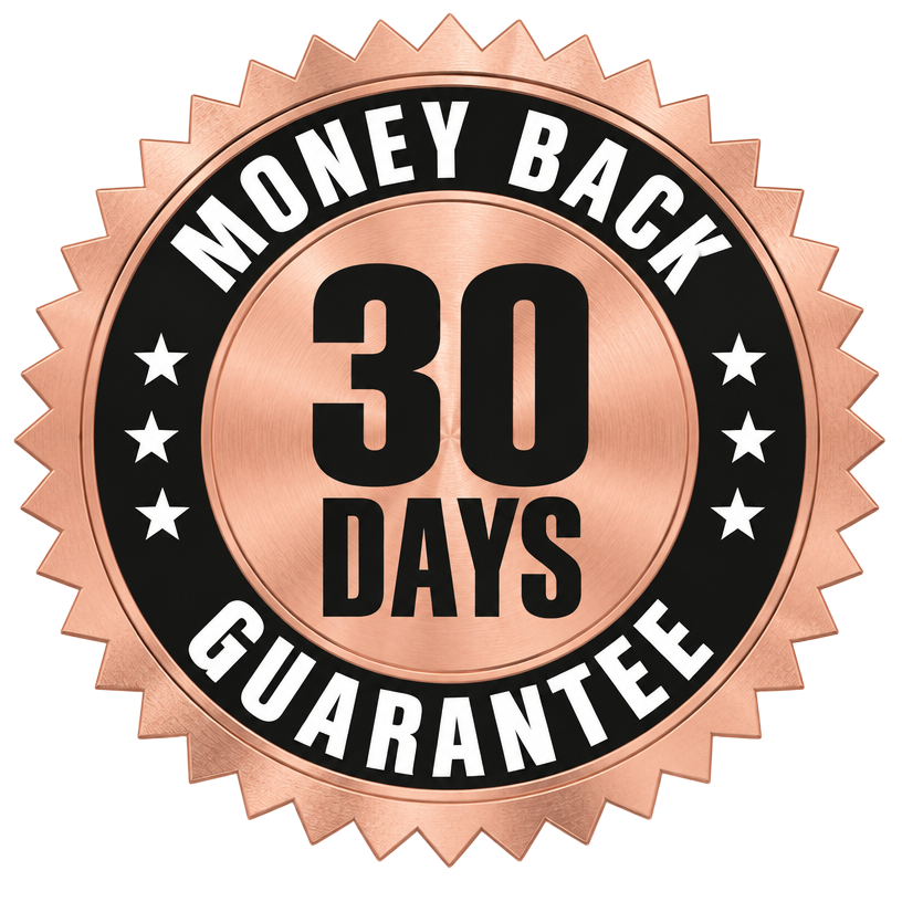 30 days money back guarantee